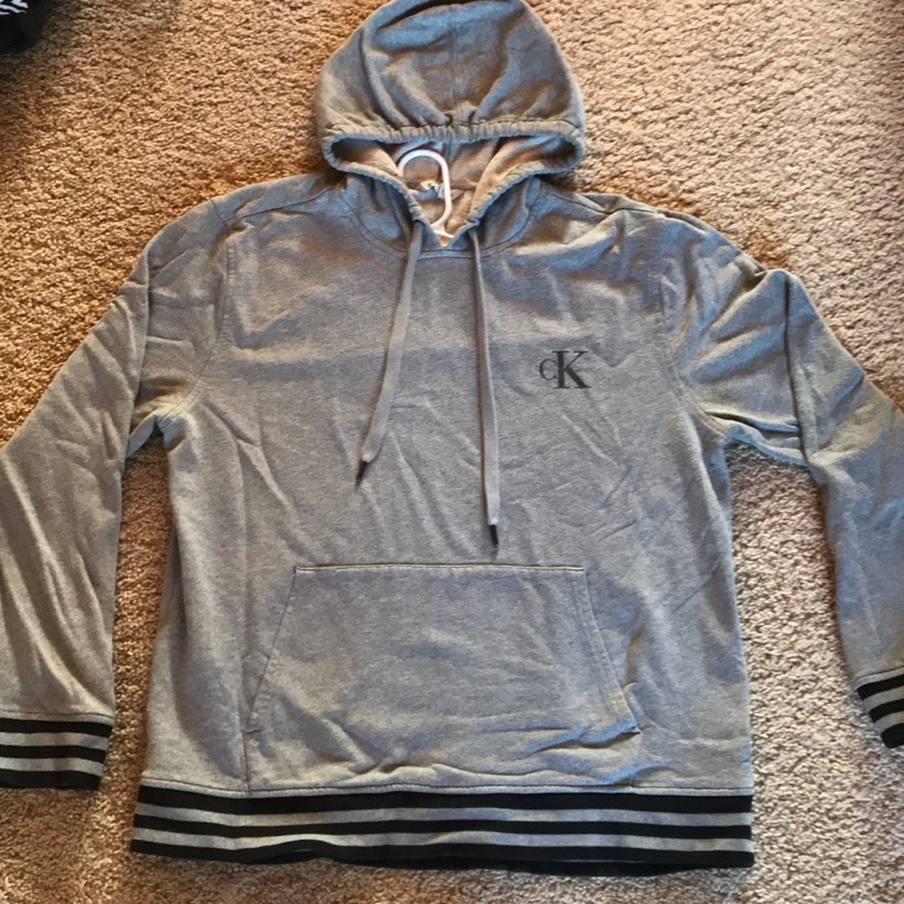 Gray Calvin Klein hoodie